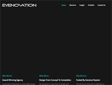 Tablet Screenshot of eyenovation.com